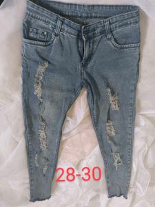 Ripped Denim Jeans