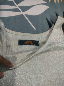 Silver Blingy Bodycon Dress