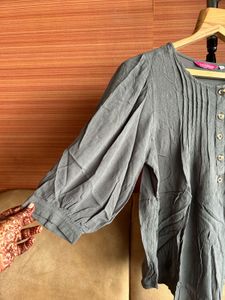 GREY CASUAL TOP