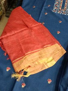 Embroidered Blue Salwar Kameez Set