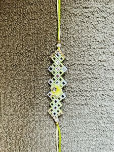 Handmade Mirror Work Rakhi