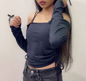 Y2k Side Ruched Top