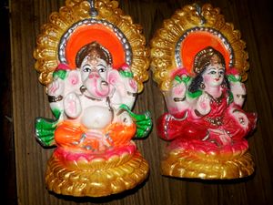 Mata Lakshmi And Ganesh Ji