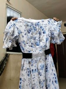 Floral Print Ethnic Skirt