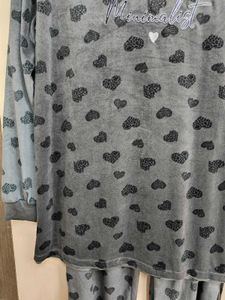 Cute Heart Pajama Set For The Plus Size Curved Bae