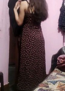 Black Printed Dress