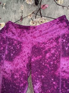 Purple Active Wear Gym Leggings