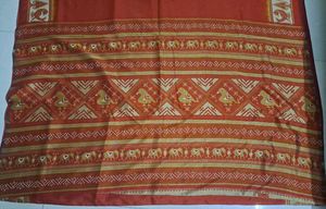 Premium Silk Rust Colour Saree