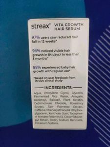 Streax Vita Growth Hair Serum