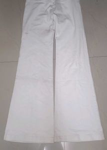 White Flared Long Jeans