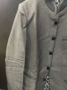 Men&#39;s Grey Bandh gala Jacket/ coat