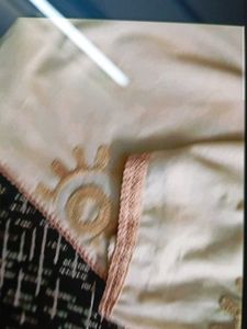 Embroidered Dupatta Cream Colour
