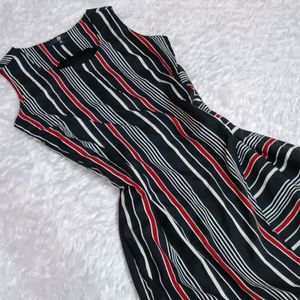 Striped Sleeveless Dress