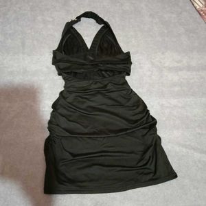 Halter Neck Mini Dress