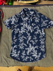 Highlander Tropical Print Shirt , Size: S