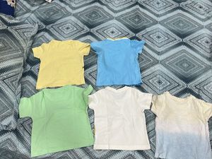 5 pack Cute Kids T-Shirt Bundle 9-12
