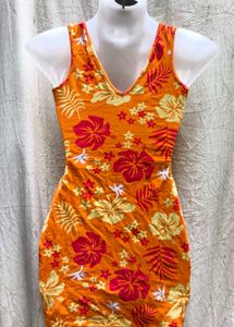 SEXY FLOWER PRINT BODYCON