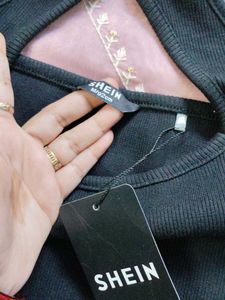 Black Halter Crop Top