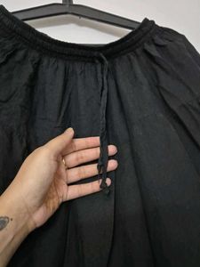 Black Tiered Maxi Skirt