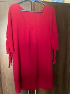Mango Fuschia Shift Dress