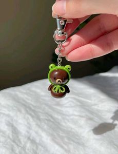 Cottage Core Clay Bear Keychains✨