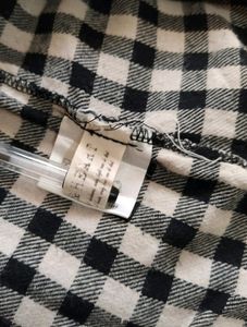 🤍Oversized Checkered Top🖤
