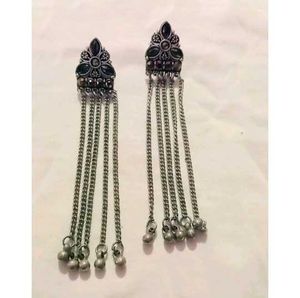 Earrings Jhumkas and Rings Set (4 piece )