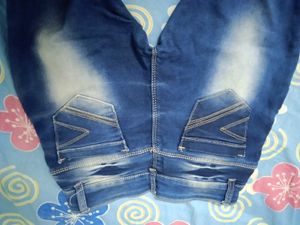 Distressed Denim Jeans