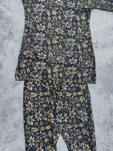 Floral Print Pajama Set
