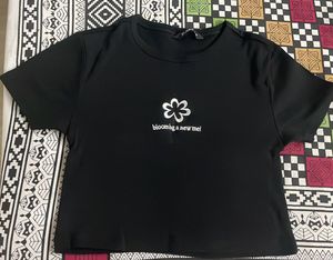 Black Crop Top