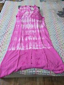 Pink Tie-Dye Kurta