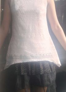 Beautiful Lace Two Toned Dress