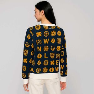 Patterned Knit Sweater