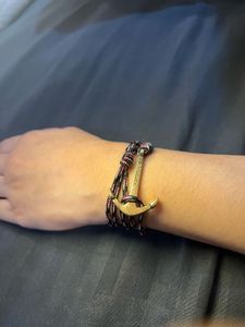 Gold Anchor Bracelet