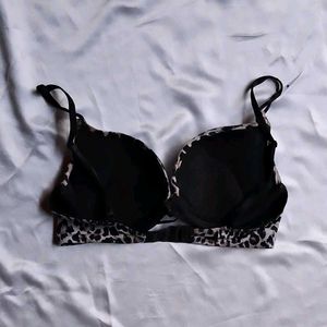 Premium Leopard Print Bra - Size34B