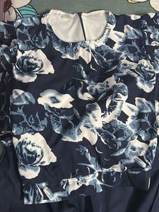 Floral Print Top with lower