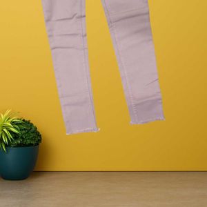 Women pink skinny jeans size 28 (O-96)