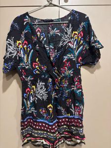 Floral Print Mini Dress