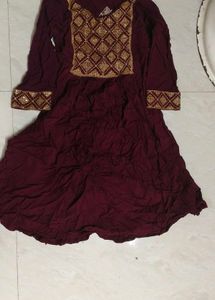 Elegant Maroon Kurta