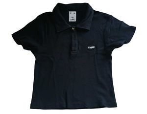 X-Girl Black Polo Shirt