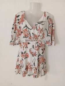Floral Print Mini Dress