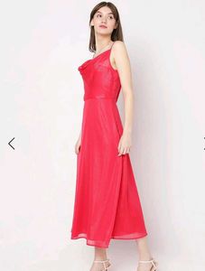 Vero Moda Cowl Neck Red Dress