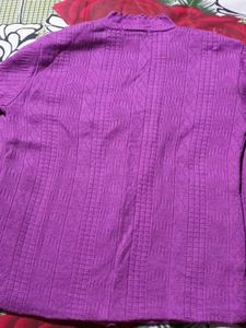 Purple Cardigan used