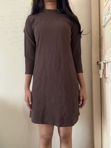ribbed brown dress/top