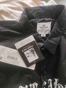 Black Graphic Print Shirt