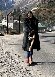 Stylish Black Trench Coat