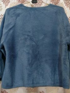 Blue Fuzzy Cardigan💙
