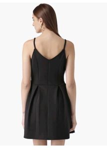 Black Fit &amp; Flare Dress