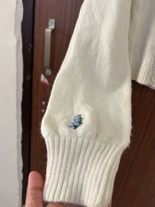 Floral Embroidered Cardigan