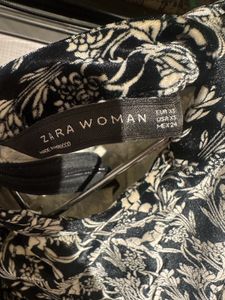 Black And White Formal Top